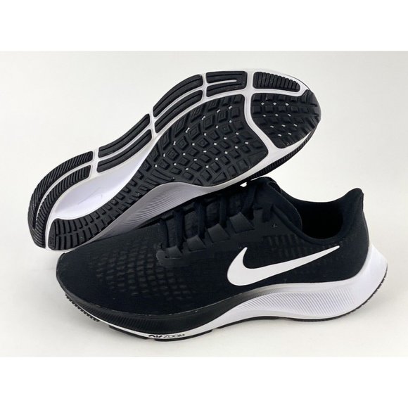Nike Air Zoom Pegasus 37 Black White Women's Size 9 Shoes Damaged Shoe Box - Picture 3 of 12
